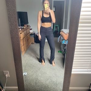 Abercrombie ultra high rise flare trousers size 2L